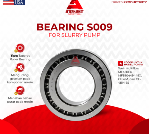 Jual Bearing S009 Pompa Lumpur Suku Cadang Multiflow Weir