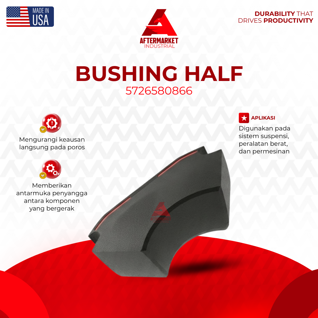 Jual Bushing Half 5726580866 Bantalan Polos Alat Berat Asli