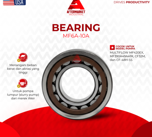 Suku Cadang Sparepart MF6A-10A Bearing Pompa Lumpur For Slurry Pump Multiflow Rol Silinder