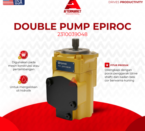 Suku Cadang Sparepart 2310039048 Double Pump Epiroc Pompa Hidrolik