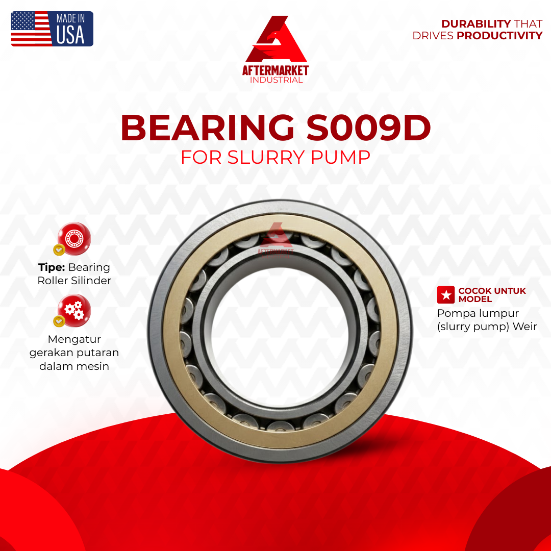 Jual Bearing S009D Pompa Lumpur Suku Cadang Weir Multiflow