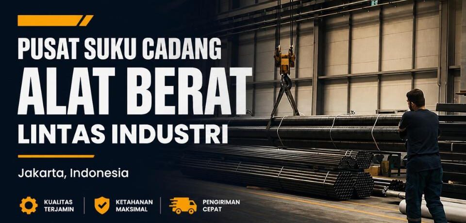 Jual alat suku cadang alat berat jakarta